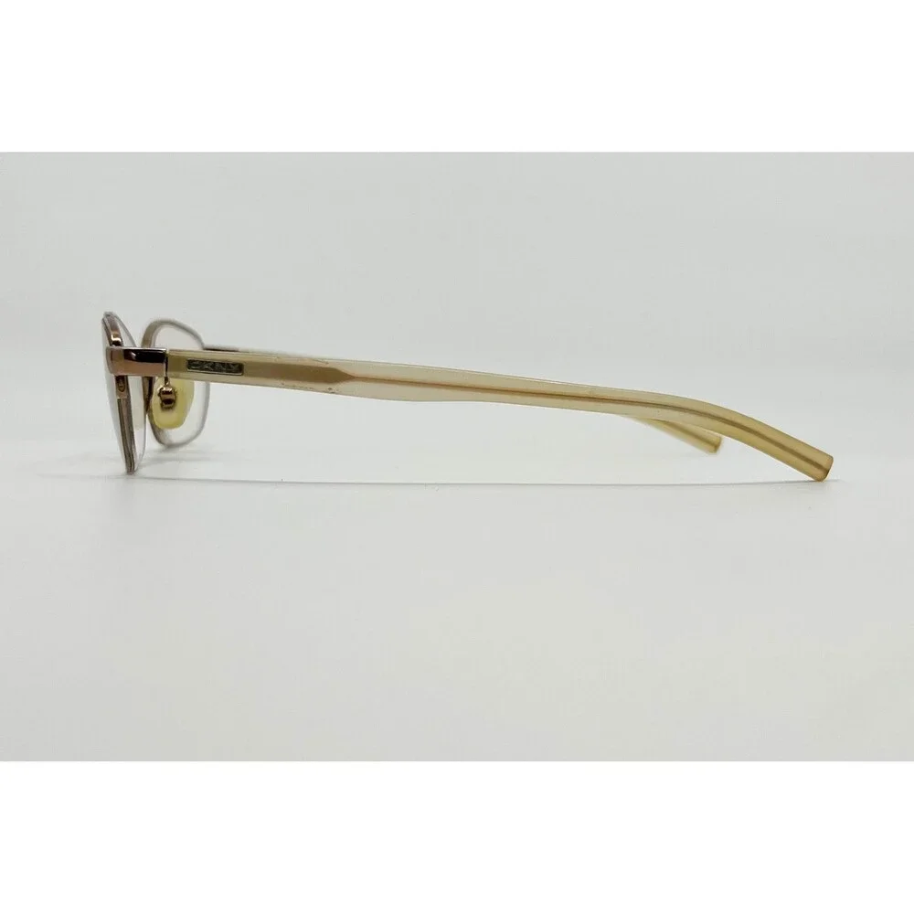 DKNY Eyeglass Frames Womens Gold Bronze Oval DY5514 1015 49-19-130